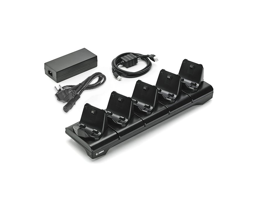5-slot docking charger (EU), ZQ310/ZQ320 Plus - 1